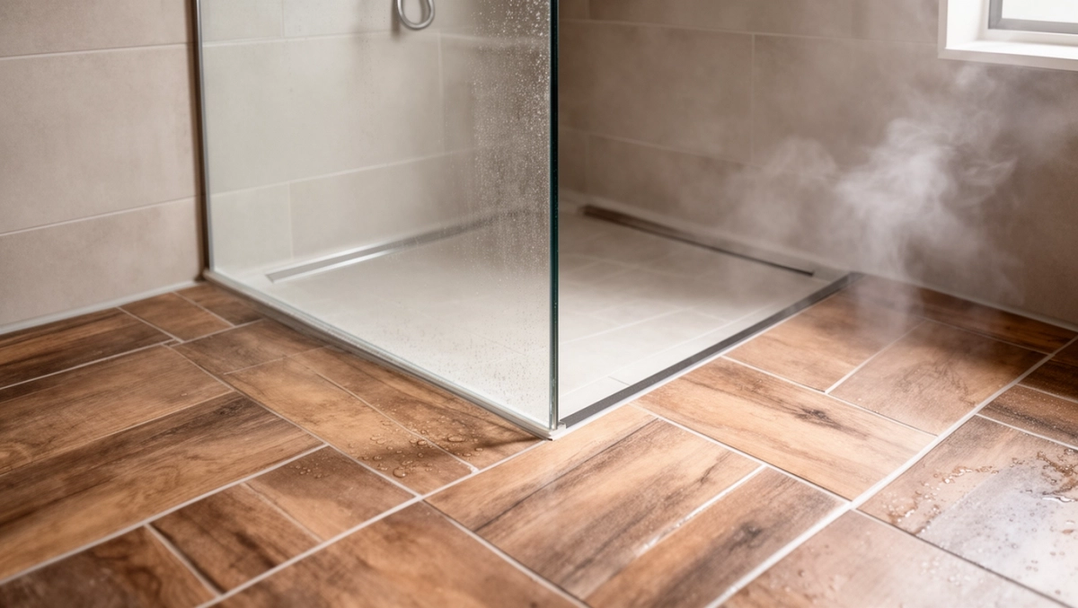 Jak układać płytki drewnopodobne w łazience