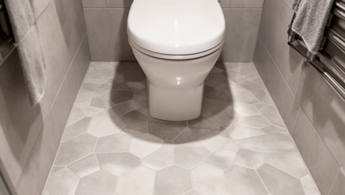 Jak ułożyć płytki w małej łazience na podłodze