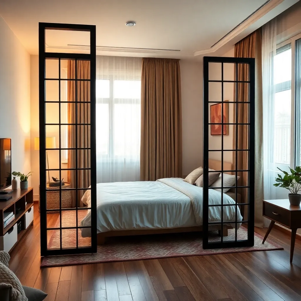 Jak wydzielić sypialnię w salonie