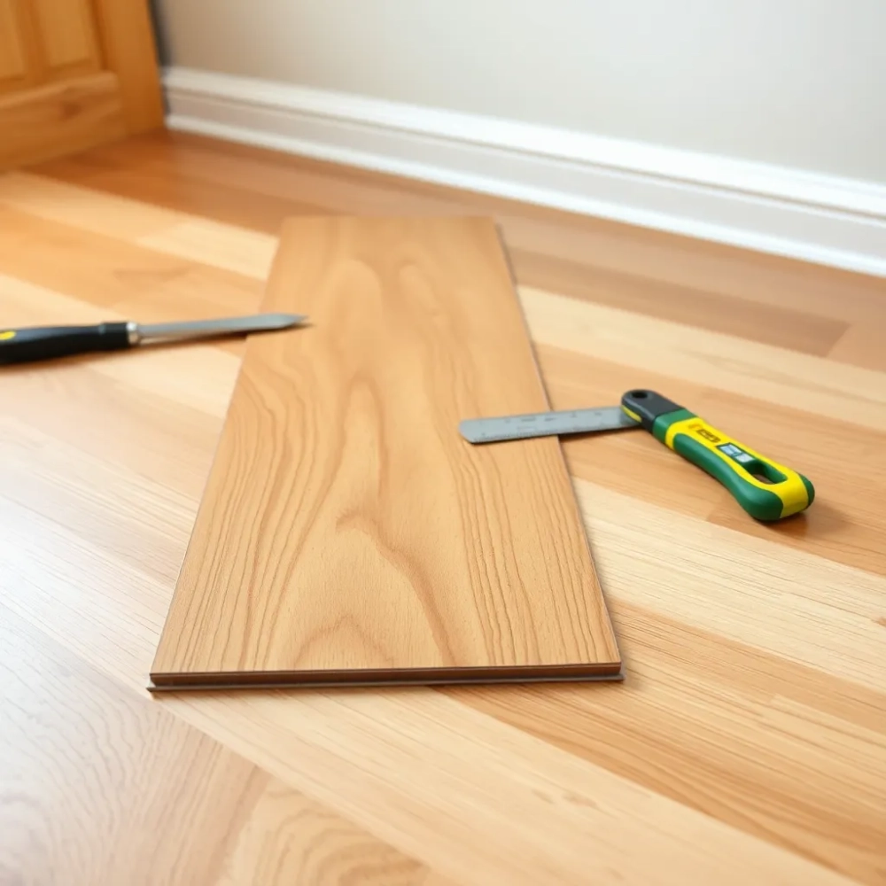 Jak wymienić panel podłogowy na środku pokoju