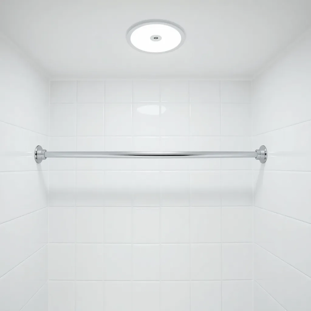 Jak zamontować drążek do zasłony prysznicowej