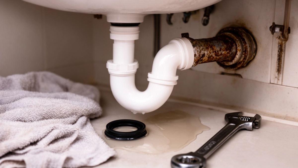 jak zamontować syfon do umywalki
