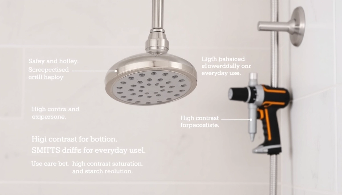 Jak zamontować uchwyt na słuchawkę prysznicową