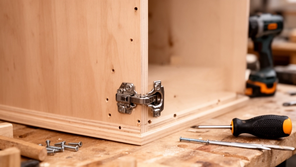 Jak zamontować zawiasy do szafki