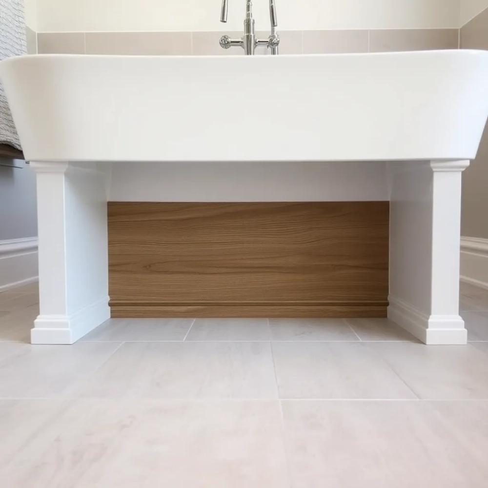 Jak zasłonić dół wanny