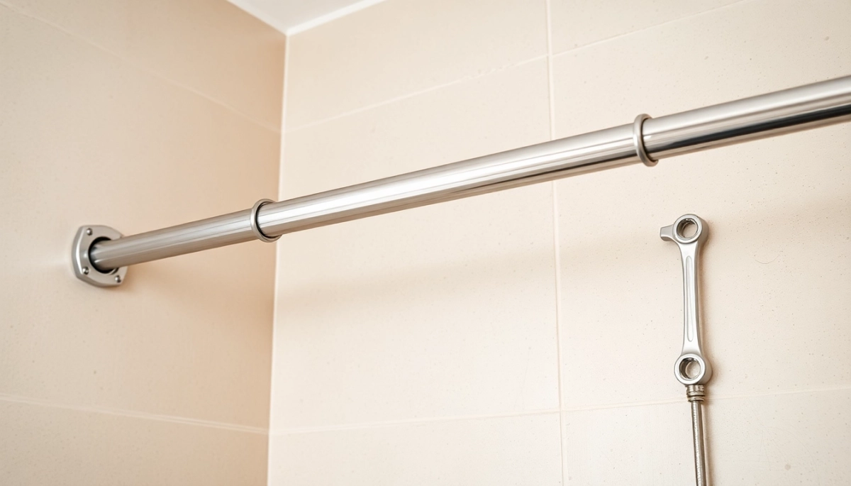 Jak zdemontować drążek prysznicowy