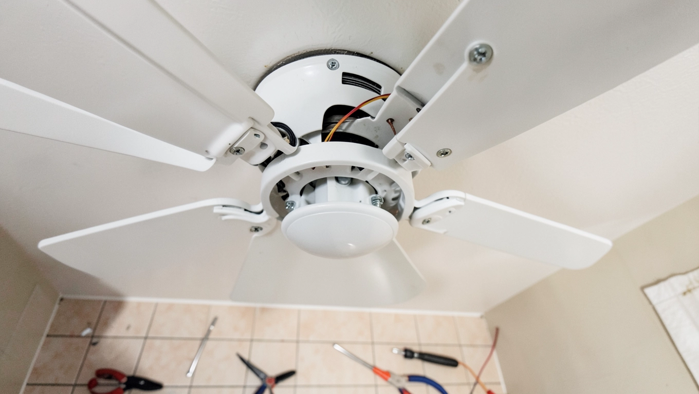 jak zdemontować wentylator łazienkowy