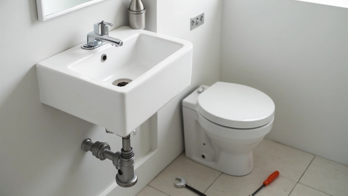 jak zdjąć półpostument z umywalki roca