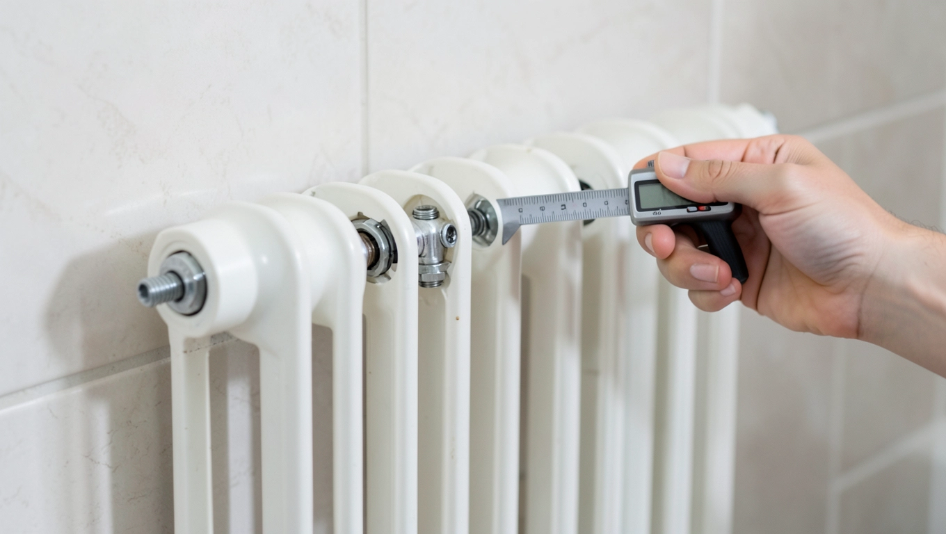 Jak zmierzyć rozstaw grzejnika łazienkowego krok po kroku