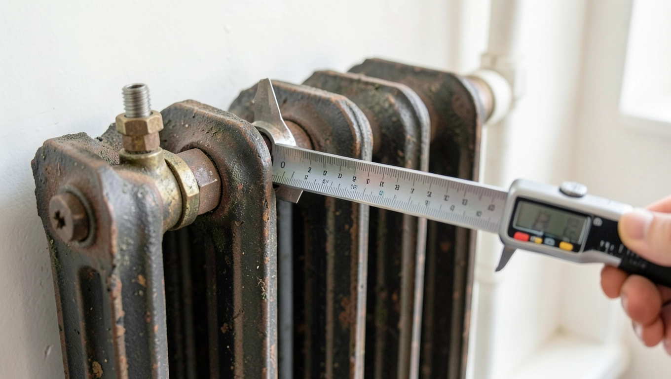 Jak zmierzyć rozstaw przyłączy starego grzejnika