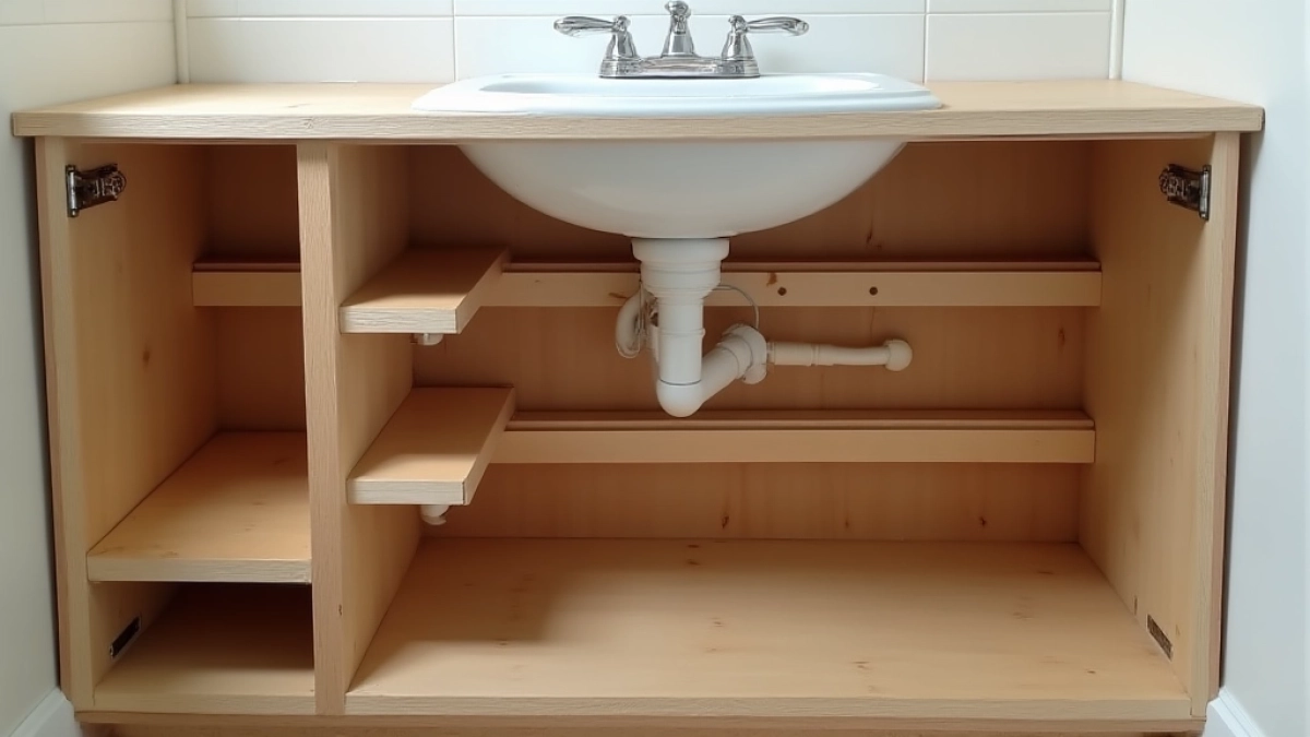 jak zrobić szafkę pod umywalkę do łazienki