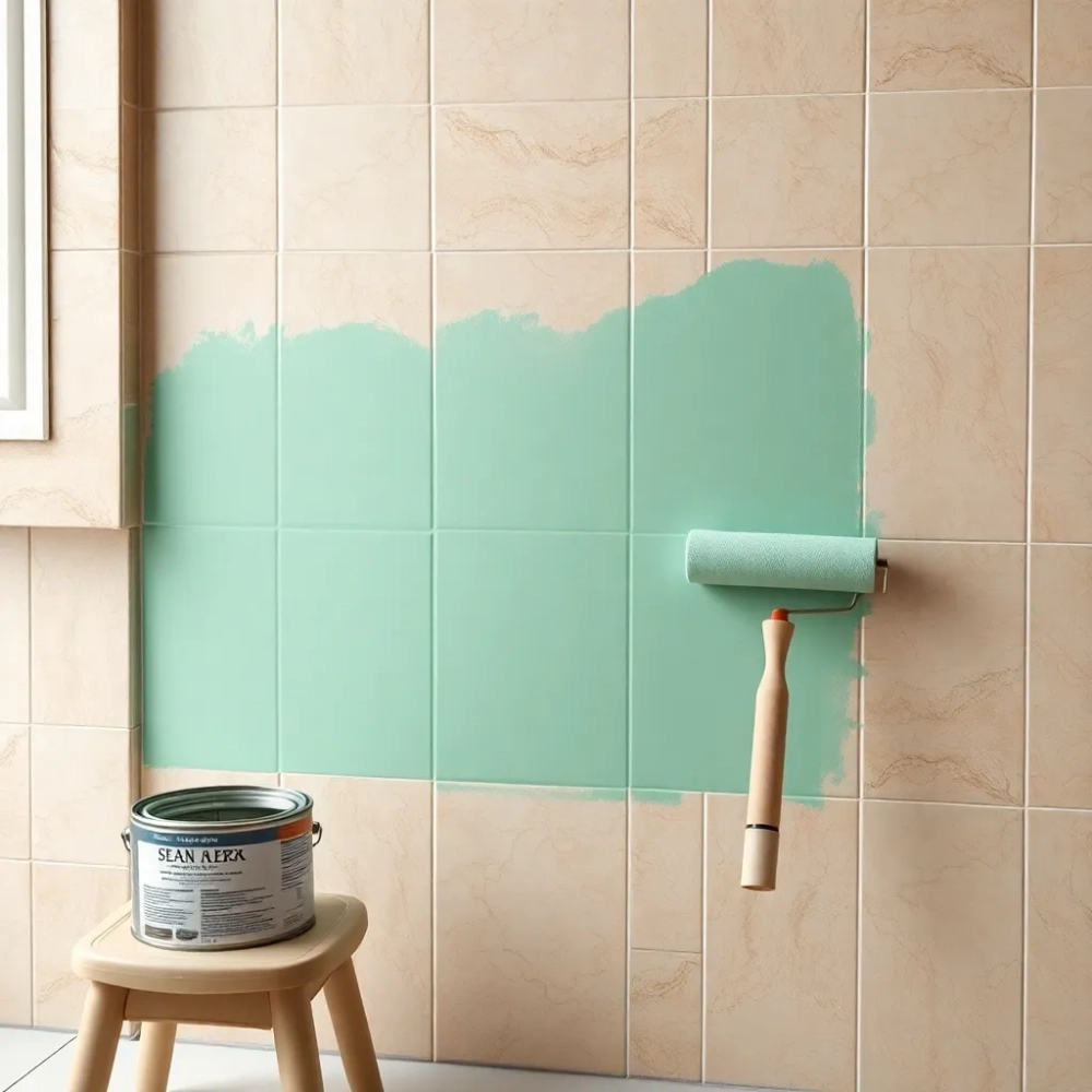 Jaka farbą do łazienki na płytki