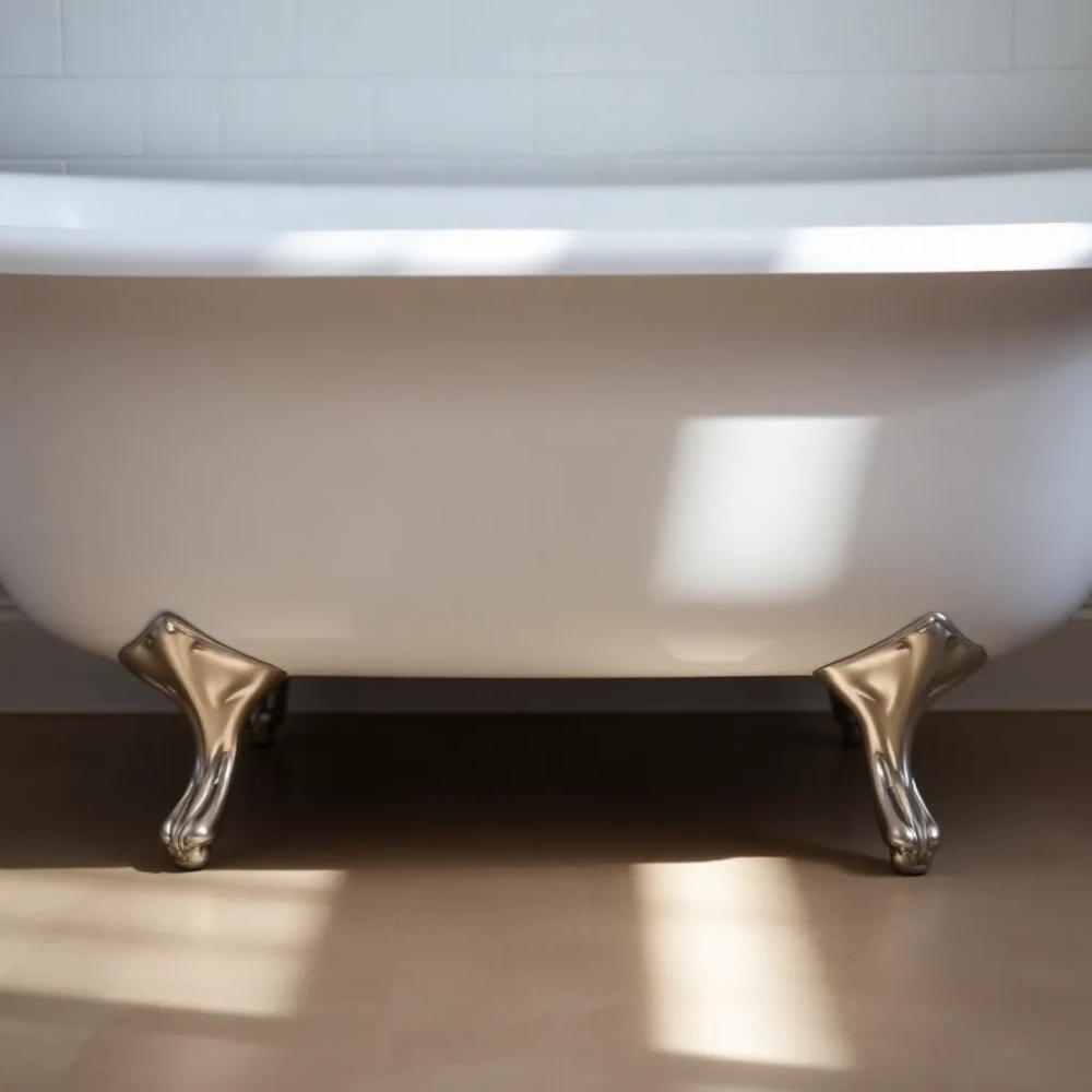 Jaka wysokość wanny z nóżkami