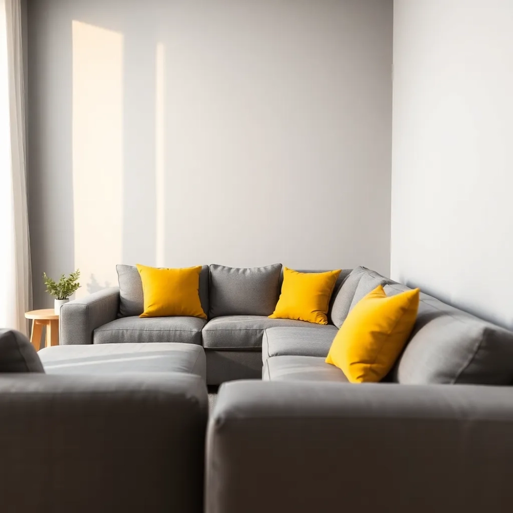 Jaki kolor do żółtego w salonie