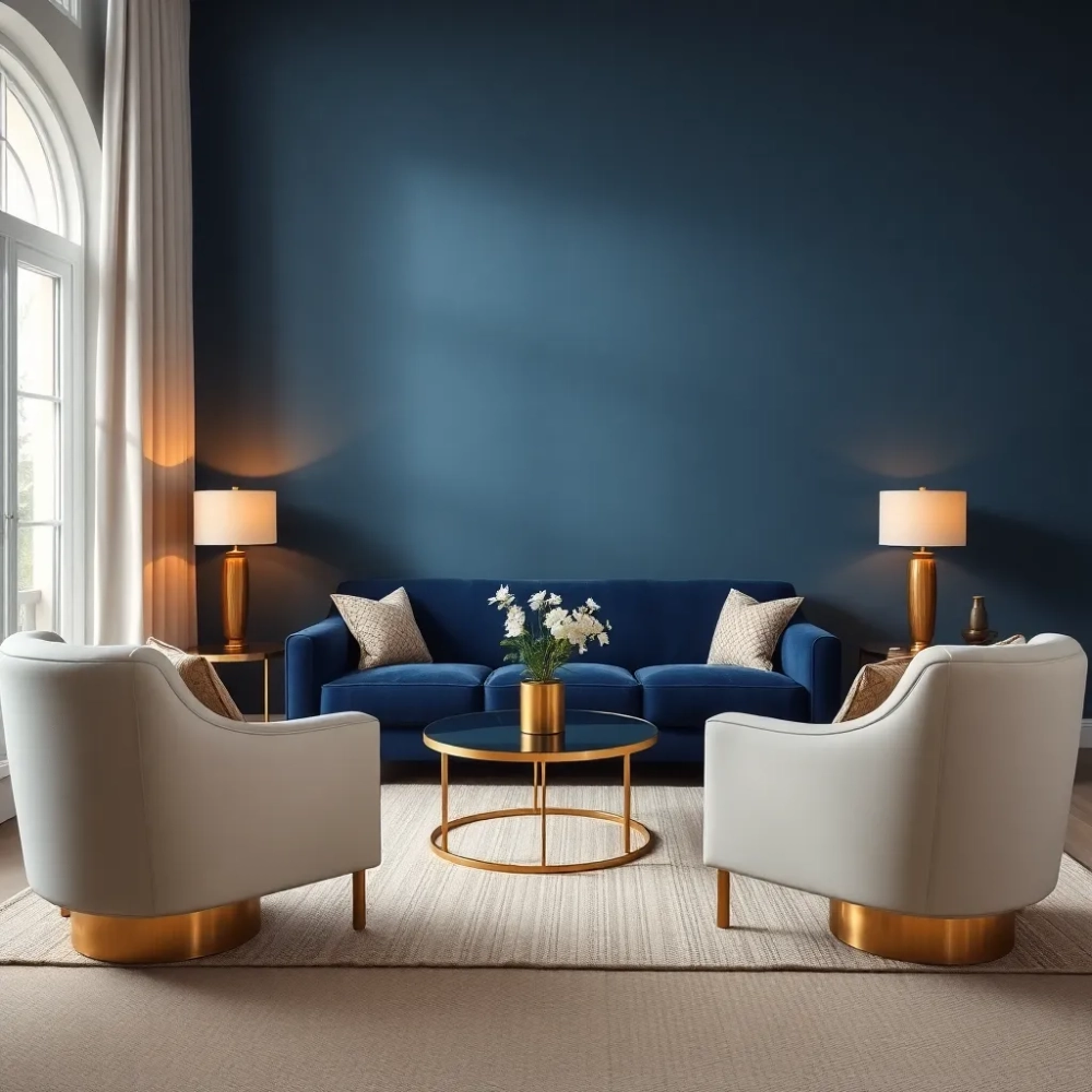 Jaki kolor pasuje do granatu w salonie