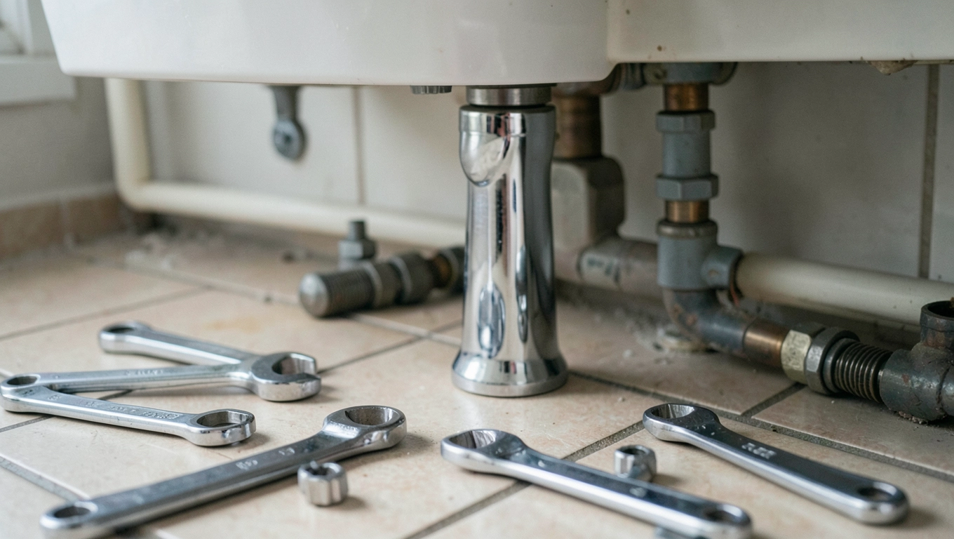 jaki rozmiar klucza do baterii umywalkowej