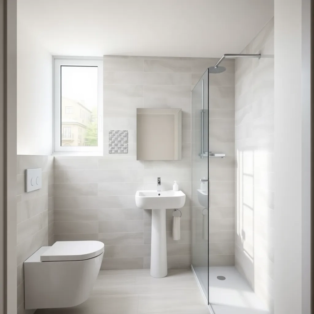 Jaki rozmiar płytek do małej łazienki