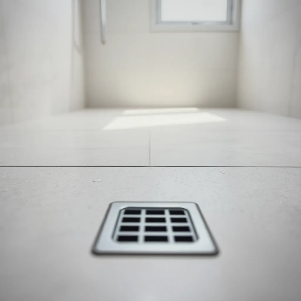 Jaki spadek pod prysznicem