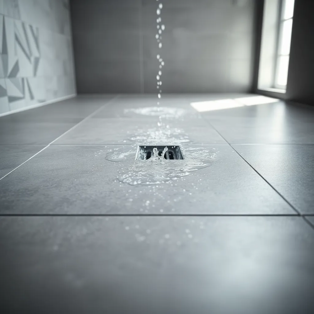 Jaki spadek w prysznicu bezbrodzikowym