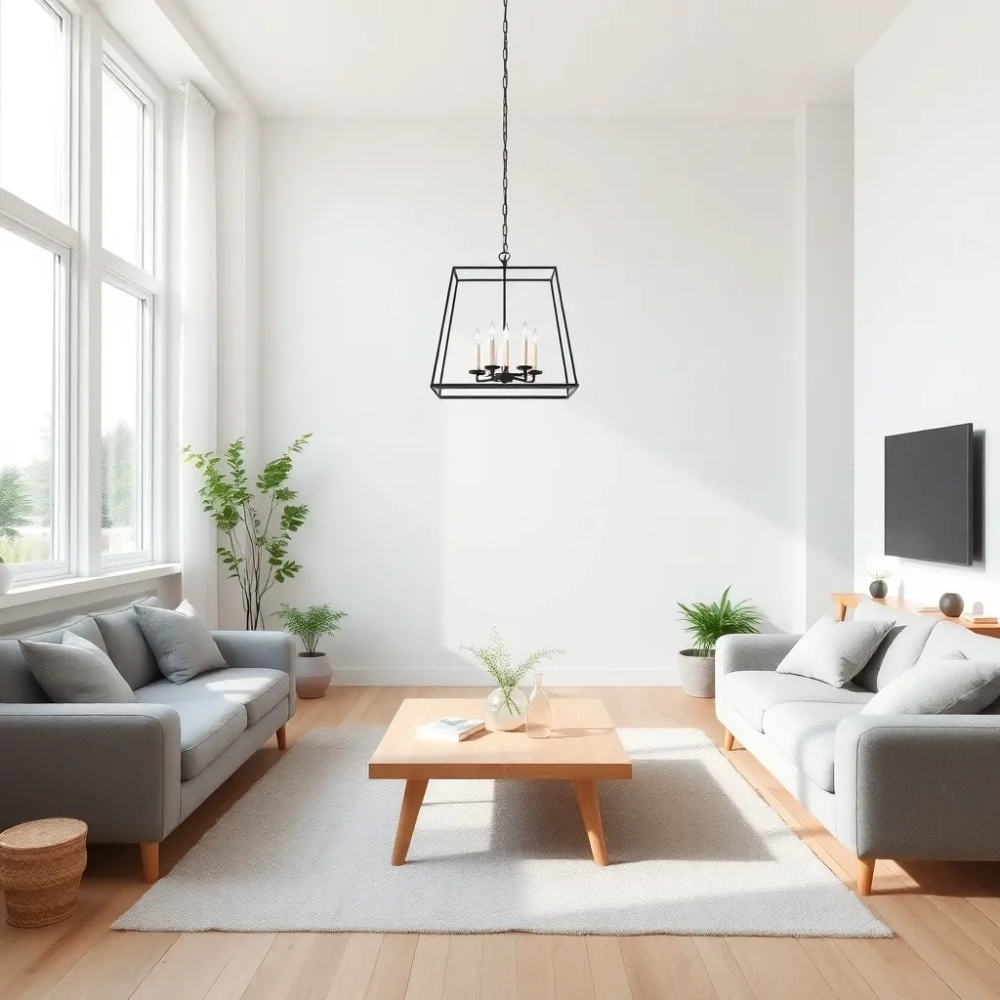 Jaki żyrandol do salonu w stylu skandynawskim
