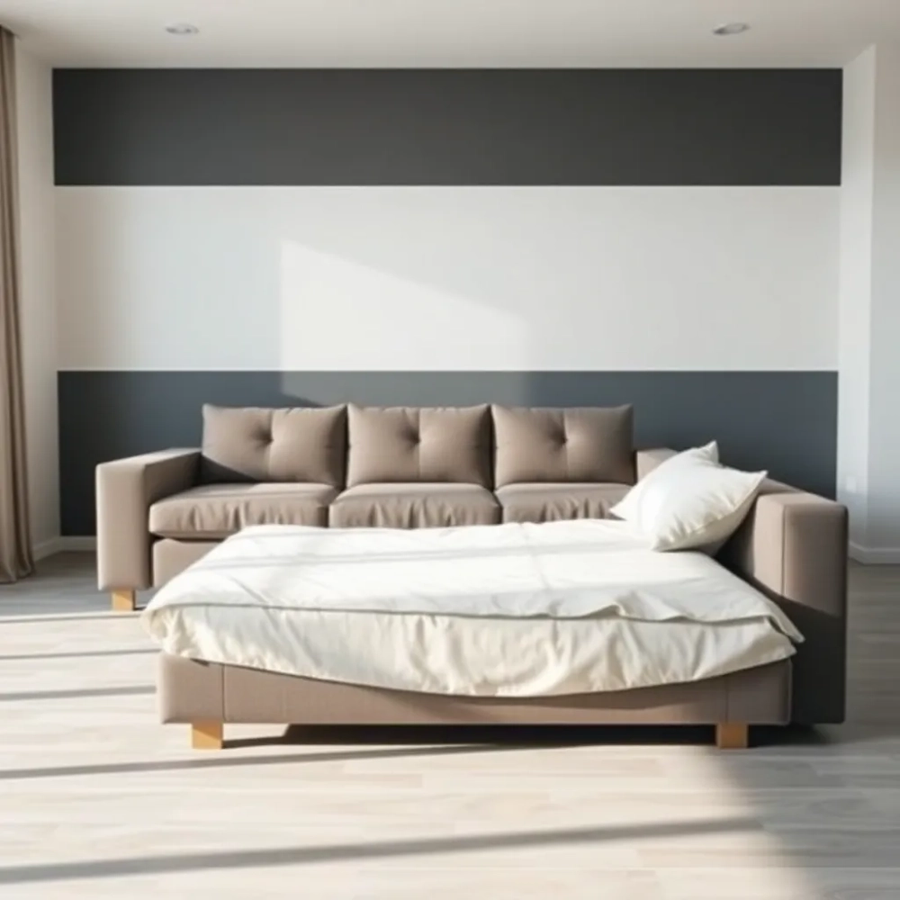 Jakie łóżko do spania w salonie