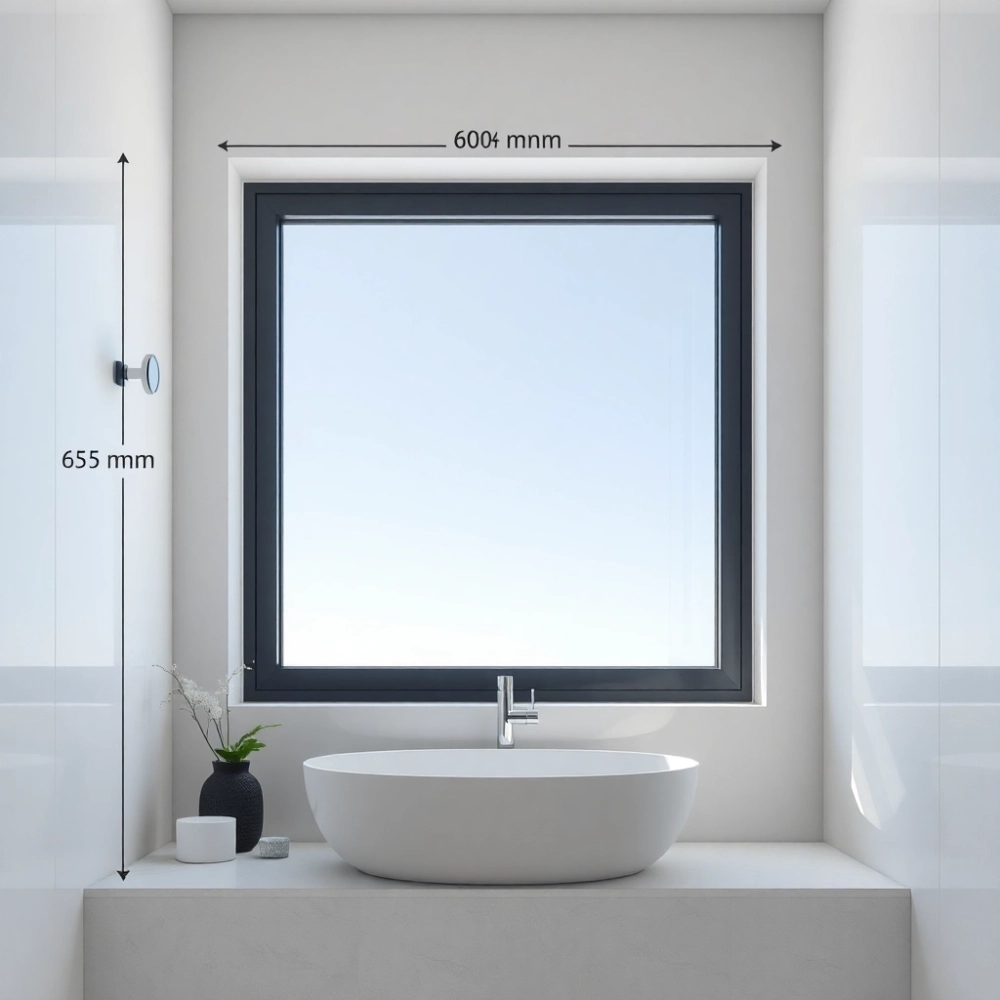 Jakie okno do łazienki wymiary