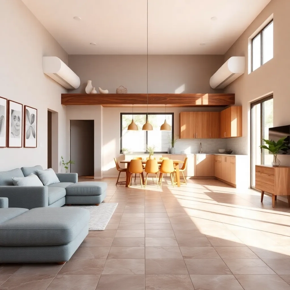 Jakie płytki do salonu i kuchni