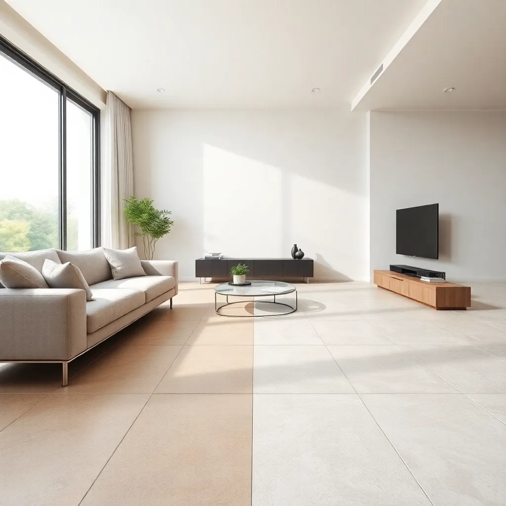 Jakie płytki na podłogę do salonu