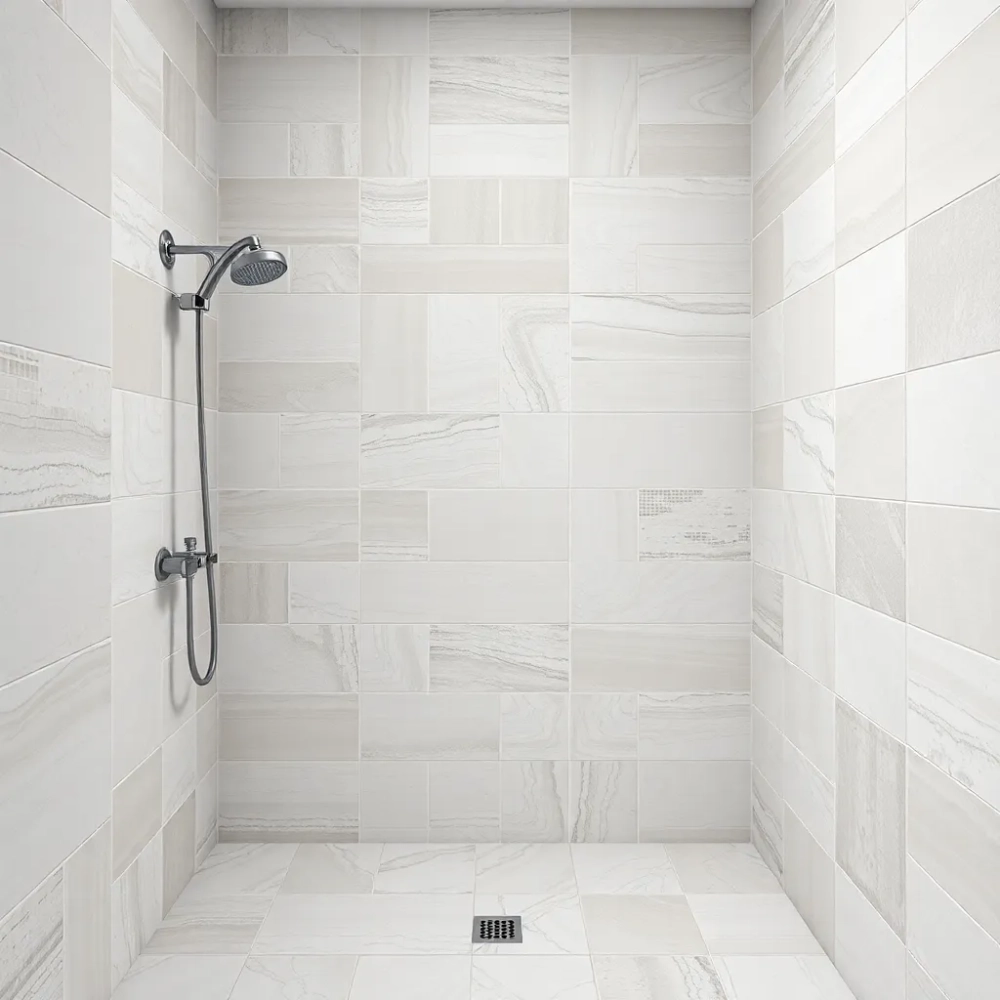 Jakie płytki na ścianę pod prysznic