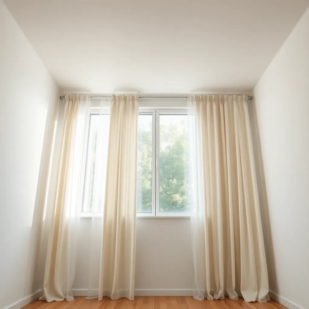 Jakie zasłony do niskiego pokoju