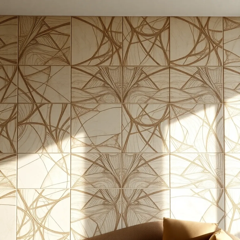 Kafelki na ścianę do salonu