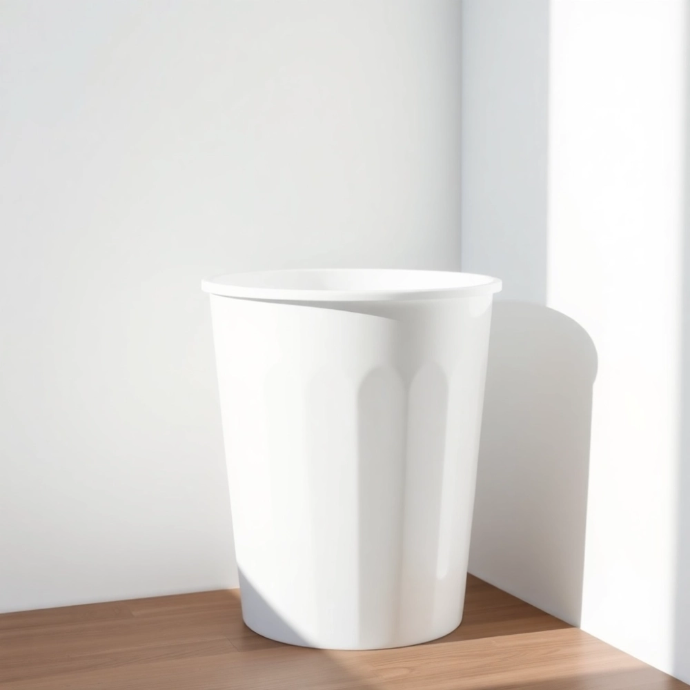 Kosz łazienkowy biały