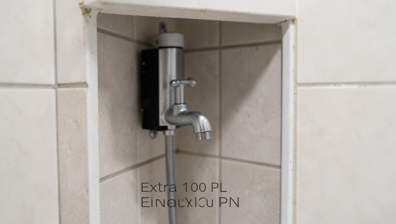 Koszt dostępu do baterii prysznicowej