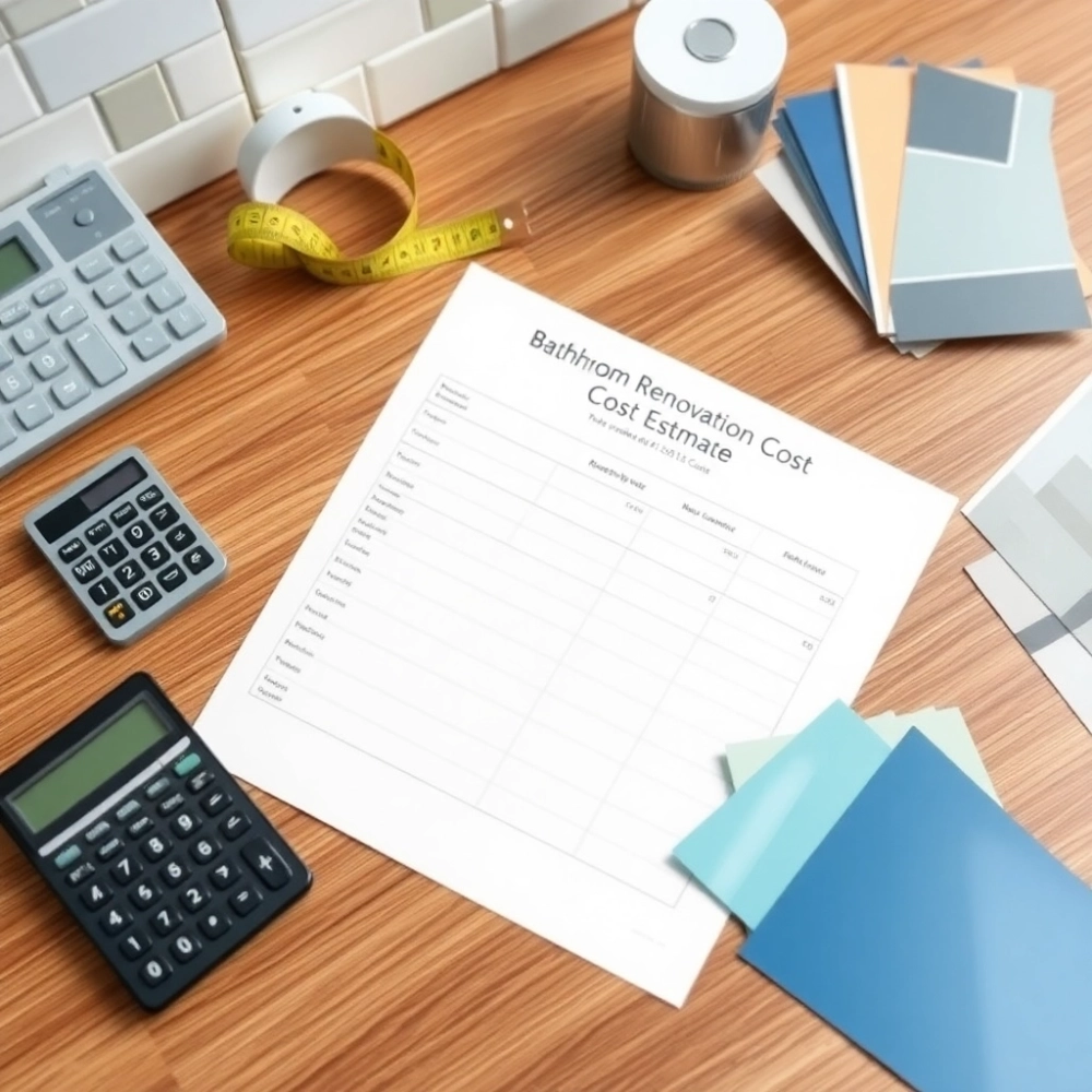 Kosztorys remontu łazienki wzór