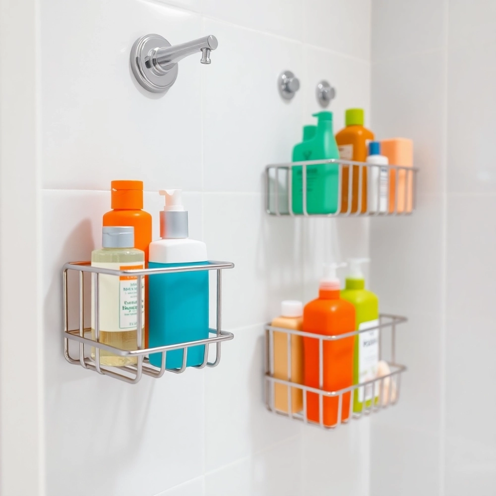 Koszyki do łazienki pod prysznic