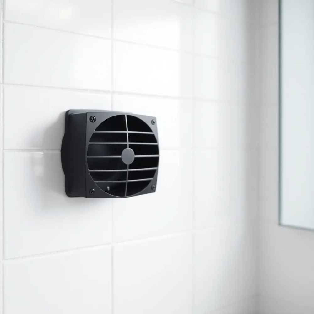 Kratka wentylacyjna do łazienki czarna