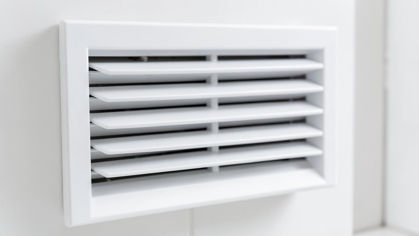 Kratki wentylacyjne z żaluzją do łazienki