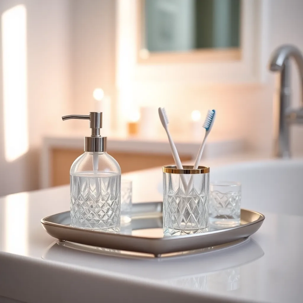 Kryształowe dodatki do łazienki