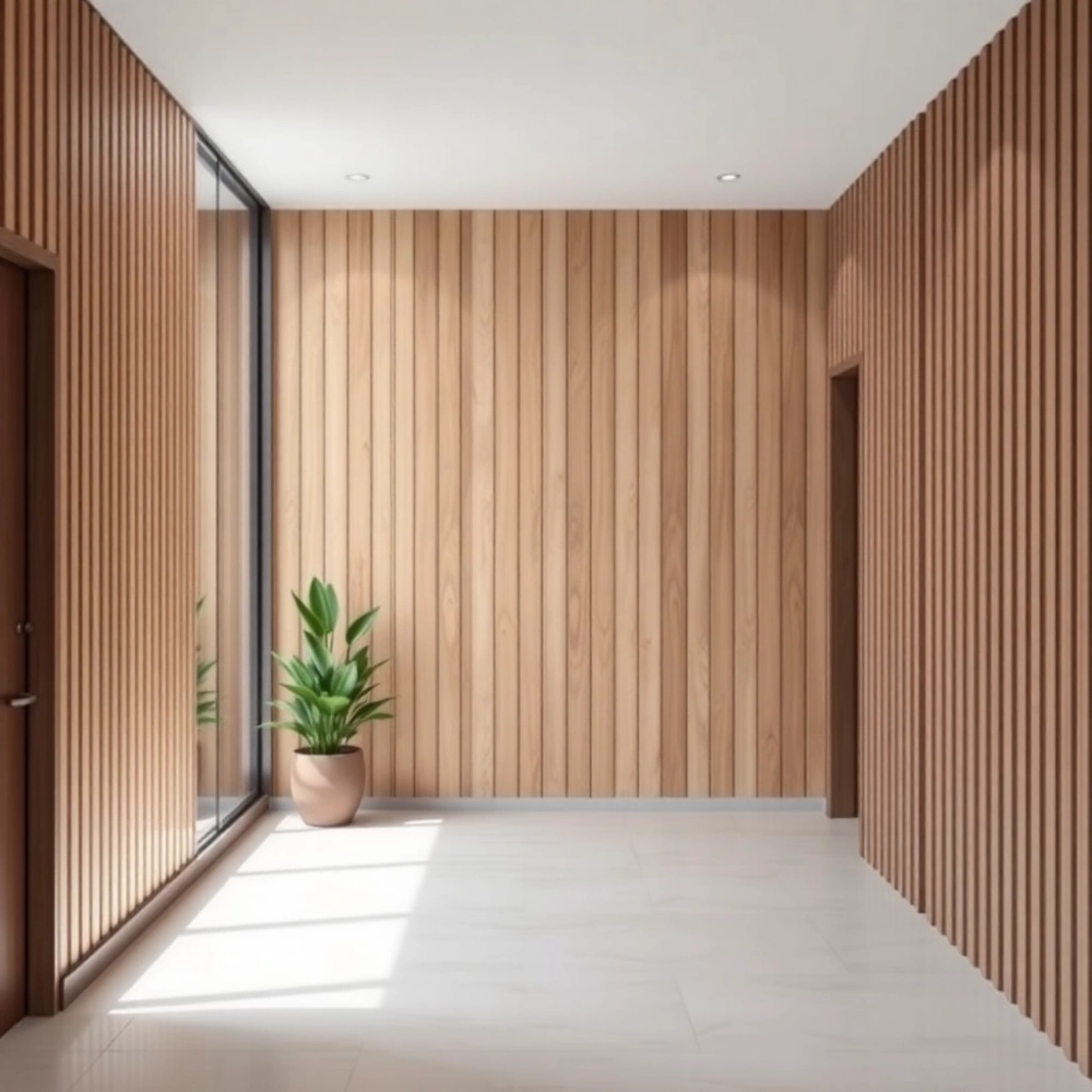 Lamele w przedpokoju  inspiracje