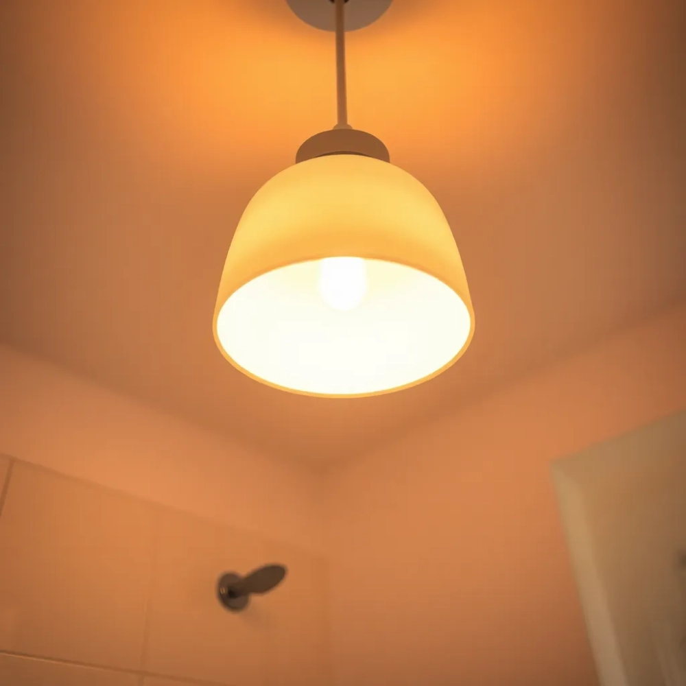 Lampa sufitowa do łazienki wisząca