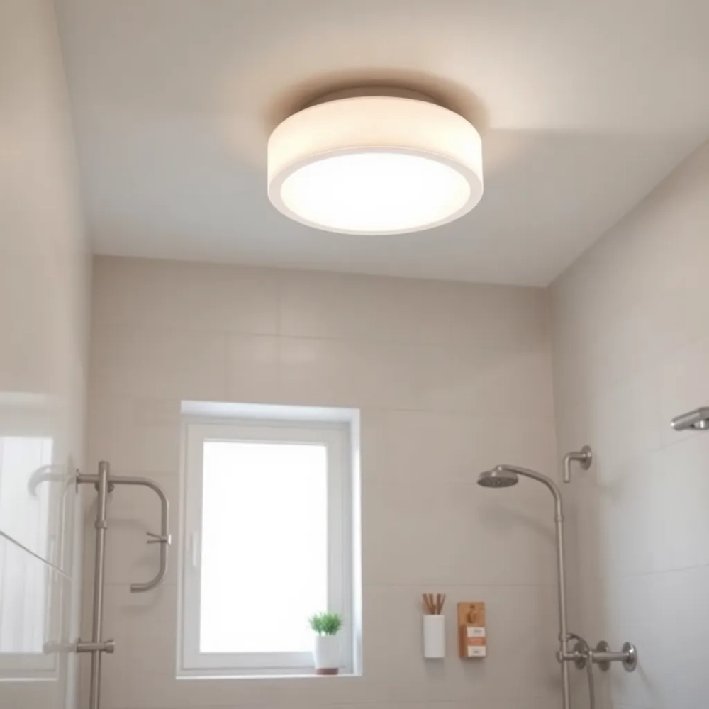 Lampa sufitowa do łazienki