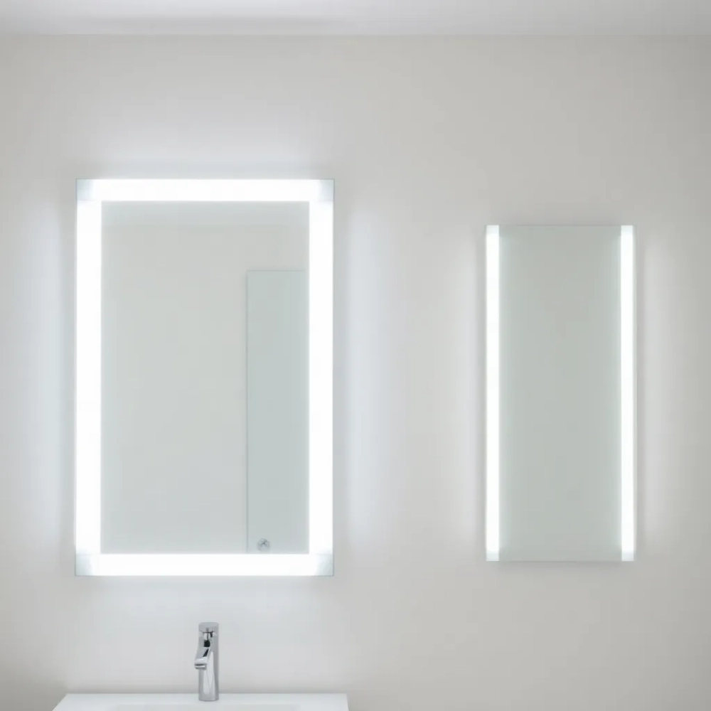 Lampy do łazienki przy lustrze