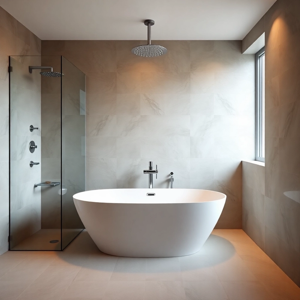 Łazienka 5M2 Z Wanną I Prysznicem