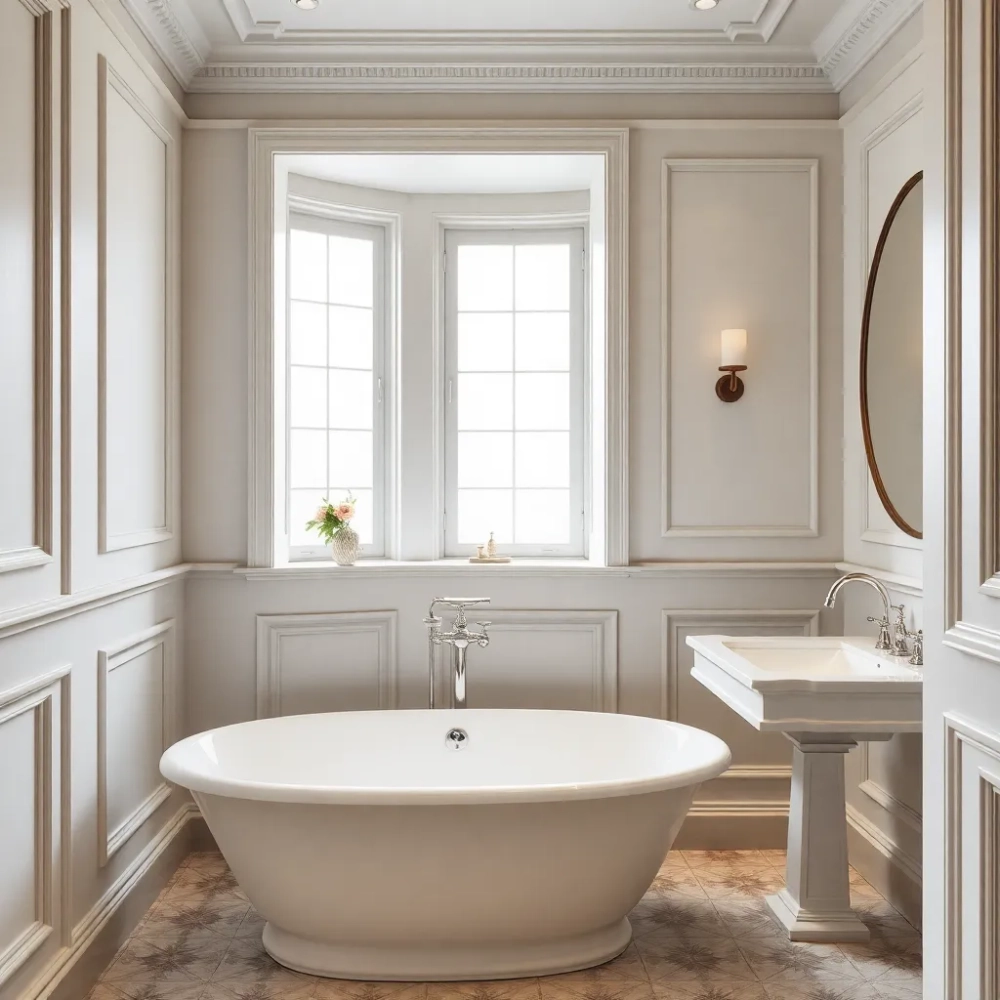 Łazienka klasyczna i nowoczesna