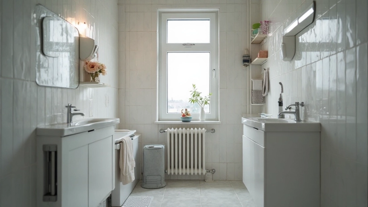 Łazienka w bloku bez grzejnika