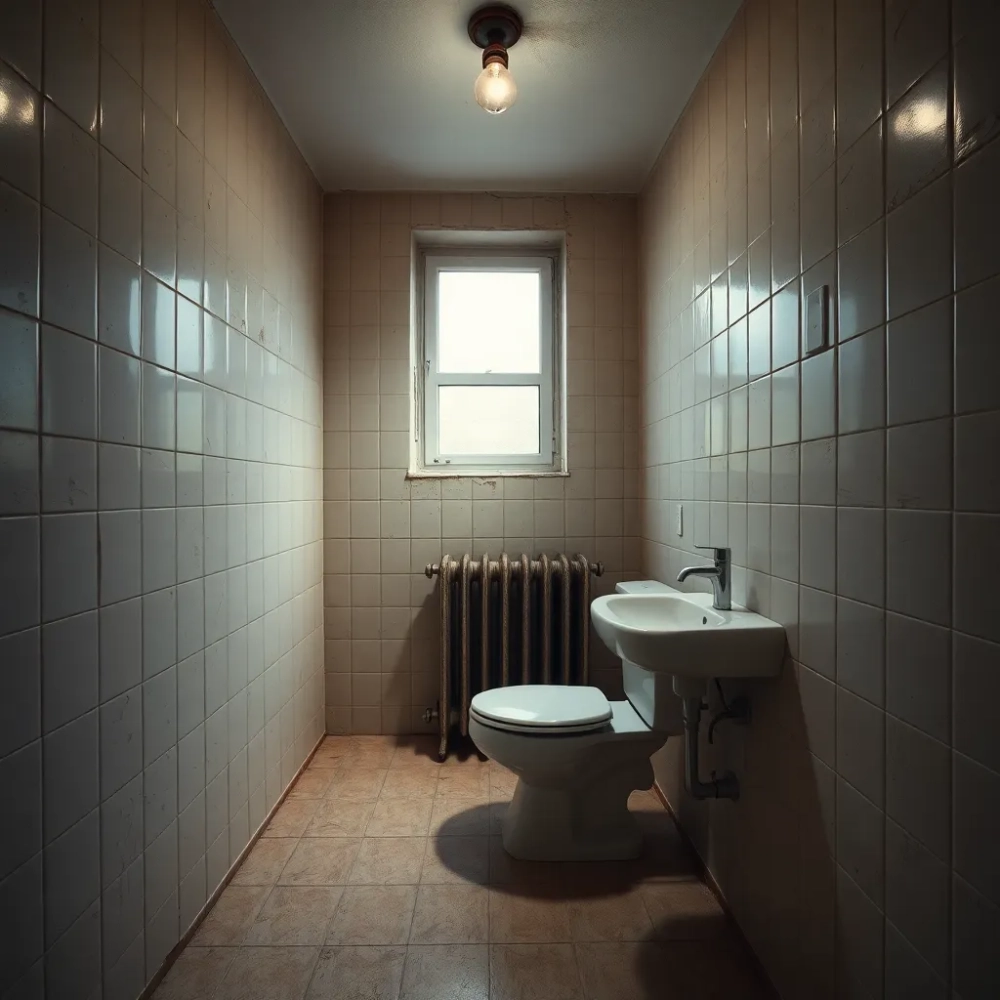 Łazienka w bloku z wielkiej płyty