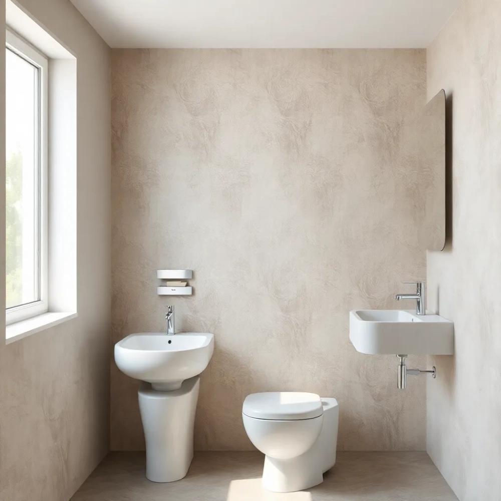 Linoleum na ścianę do łazienki