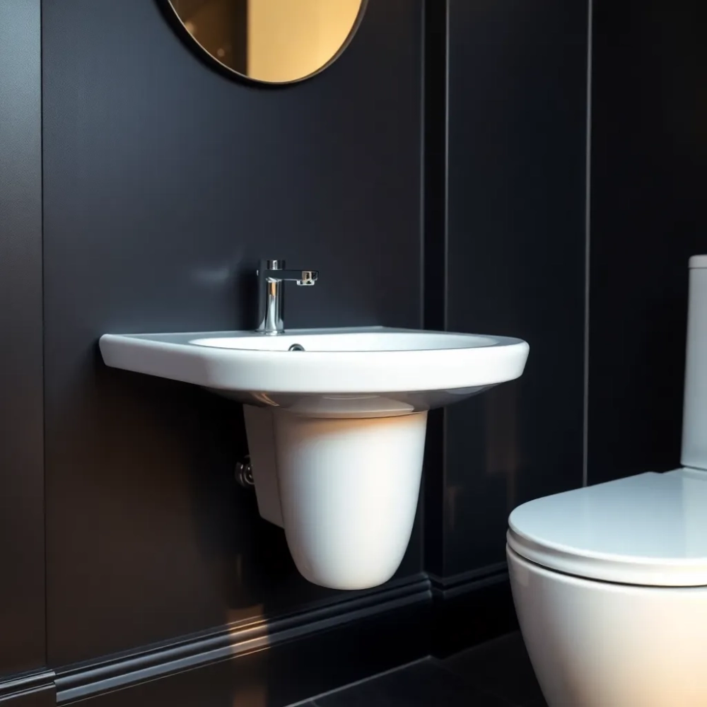 Listwa przypodłogowa do łazienki czarna