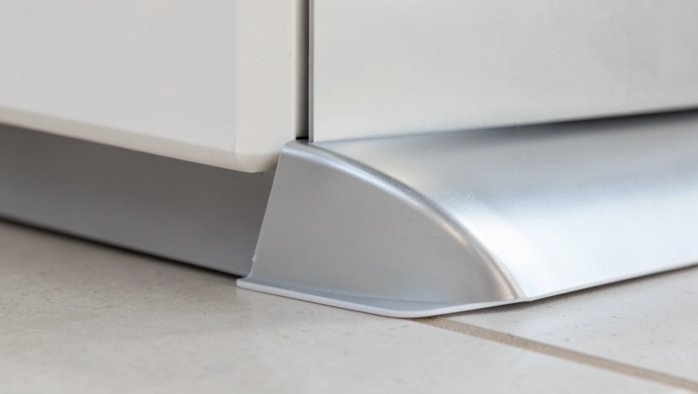 Listwy maskujące szczelinę między szafką a ścianą