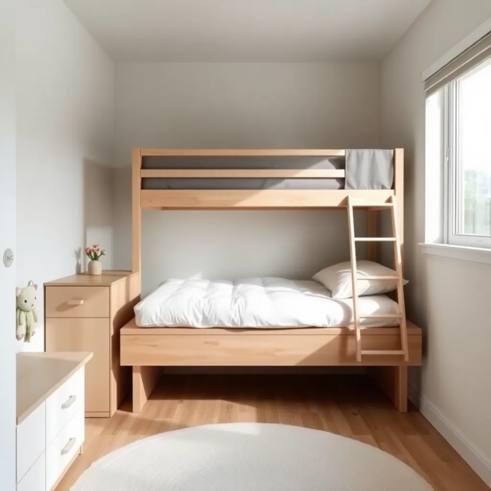 Łóżko do małego pokoju dziecka